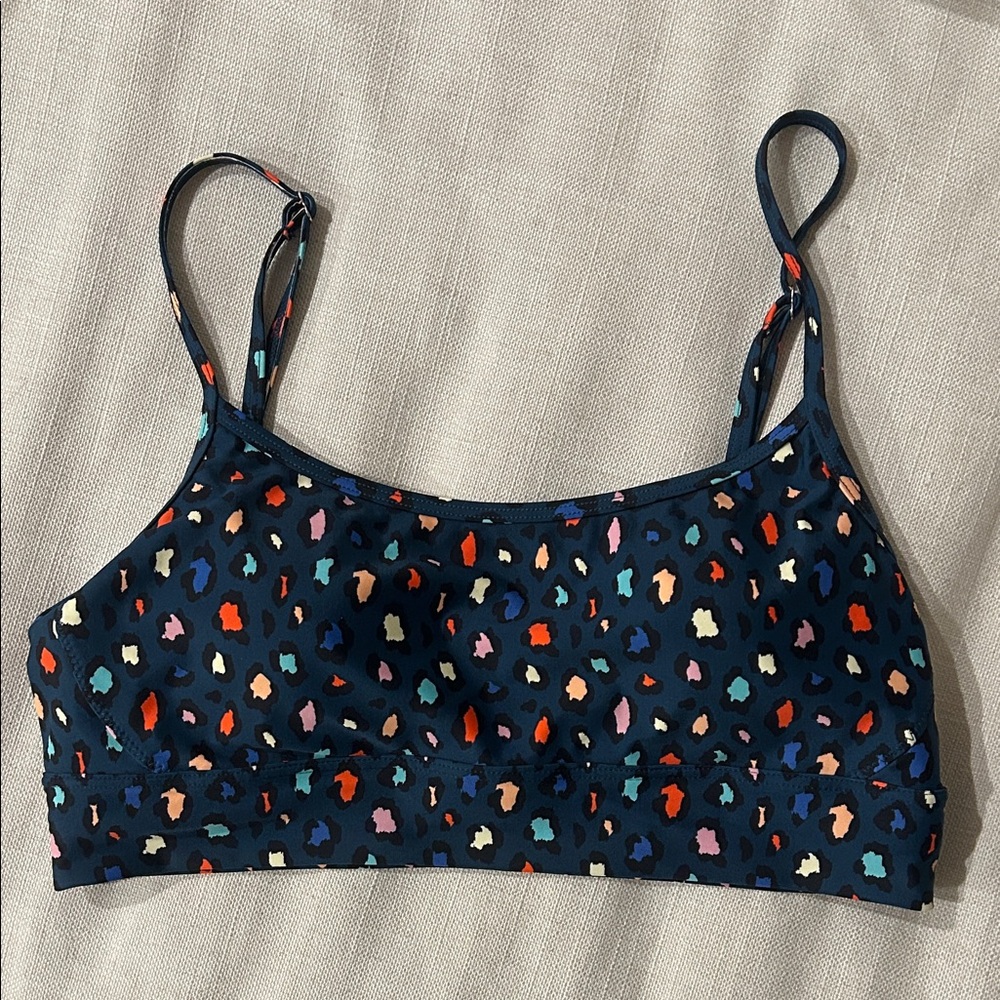 The Upside Leopard Print Women's Workout Bralette - Med
